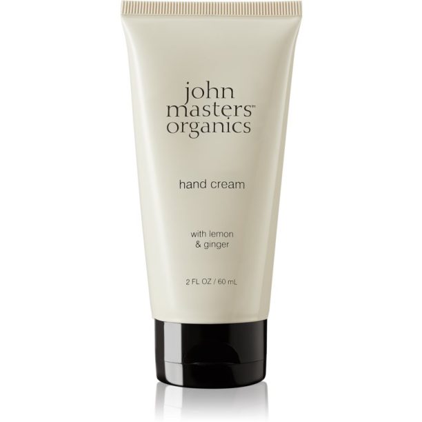 John Masters Organics Lemon & Ginger Hand Cream хидратиращ крем за ръце 60 мл.