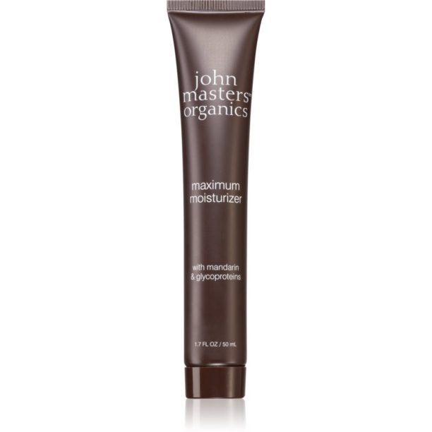 John Masters Organics Mandarin & Glycoproteins Maximum Moisturizer озаряващ хидратиращ крем 50 мл.