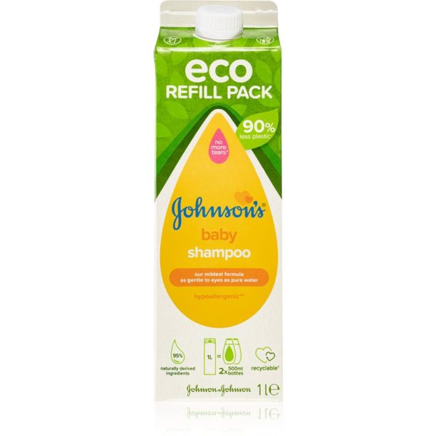 Johnson's® Baby детски шампоан пълнител 1000 мл.