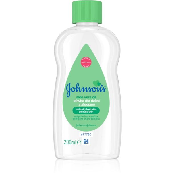 Johnson's® Care олио  с алое вера 200 мл.