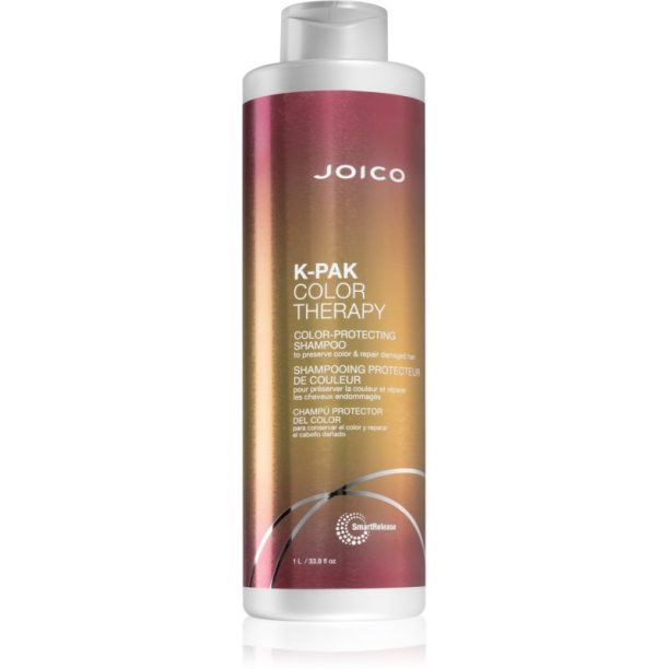 Joico K-PAK Color Therapy регенериращ шампоан  за боядисана и увредена коса 1000 мл.