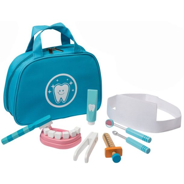 Jouéco Dentist Playset in Bag комплект за деца 36 m+ 9 бр.