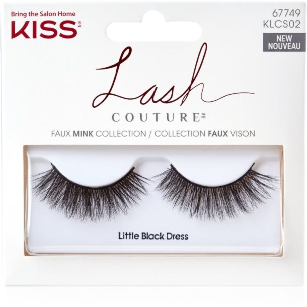 KISS Lash Couture Faux Mink изкуствени мигли Little Black Dress 2 бр.