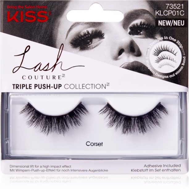 KISS Lash Couture Triple Push-Up изкуствени мигли Corset 2 бр.