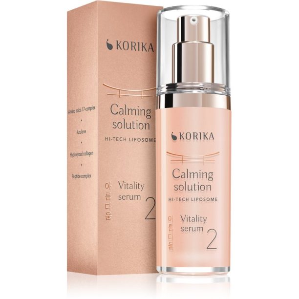 KORIKA HI-TECH LIPOSOME Calming solution Vitality serum успокояващ серум 30 мл. на ниска цена