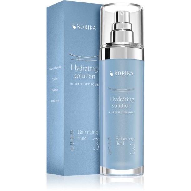 KORIKA HI-TECH LIPOSOME Hydrating solution Balancing fluid лека хидратираща емулсия 120 мл. на ниска цена