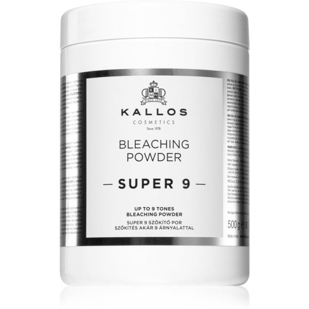 Kallos Bleaching Powder Super 9 изсветляваща пудра за кичури 500 гр.