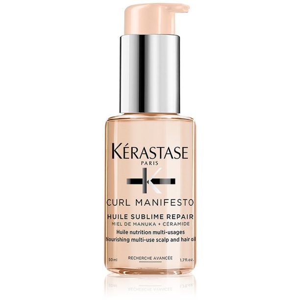 Kérastase Curl Manifesto Huile Sublime Repair подхранващо масло за чуплива и къдрава коса 50 мл. на ниска цена