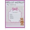 KidPro Milestone Cards Bear For a Baby Girl картички с важни моменти на ниска цена