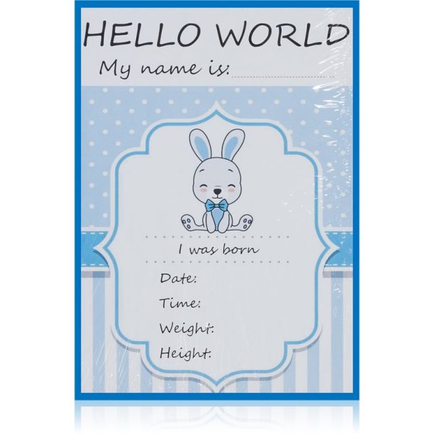 KidPro Milestone Cards Bunny For a Boy картички с важни моменти на ниска цена