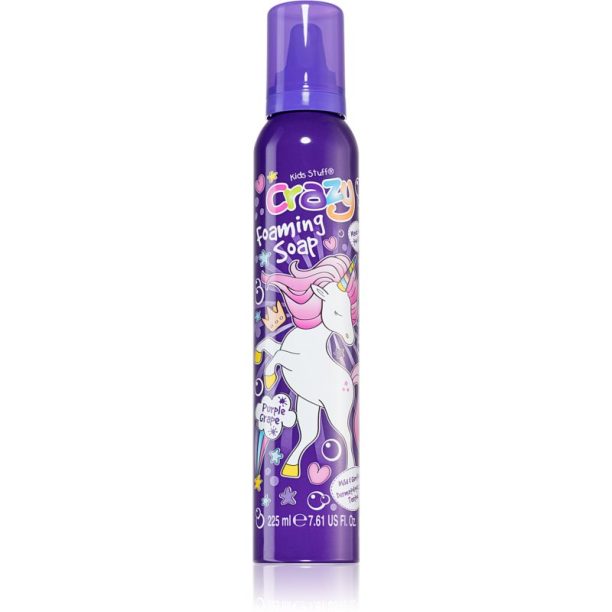 Kids Stuff Crazy Soap Purple оформяща се пяна за вана за деца Purple 225 мл. на ниска цена