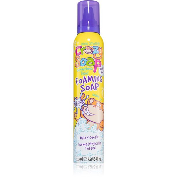 Kids Stuff Crazy Soap White оформяща се пяна за вана за деца 225 мл. на ниска цена