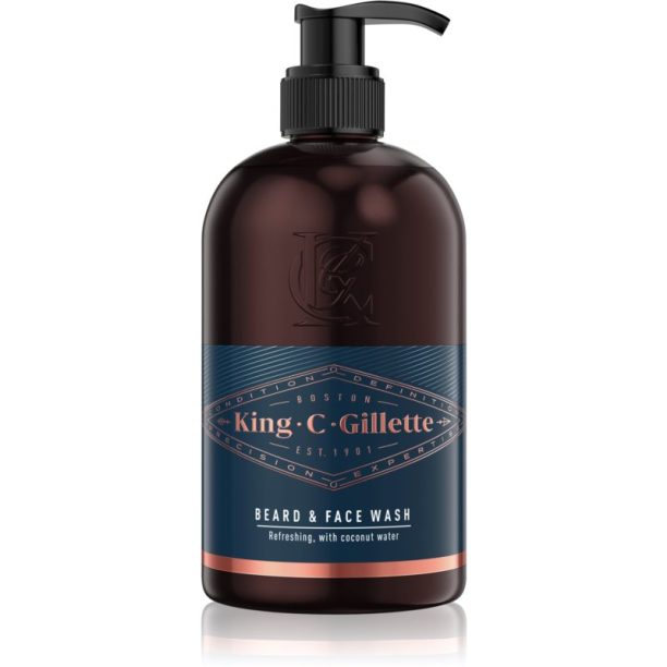 King C. Gillette Beard & Face Wash шампоан за брада 350 мл. на ниска цена