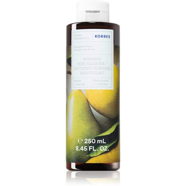 Korres Bergamot Pear нежен душ гел 250 мл.