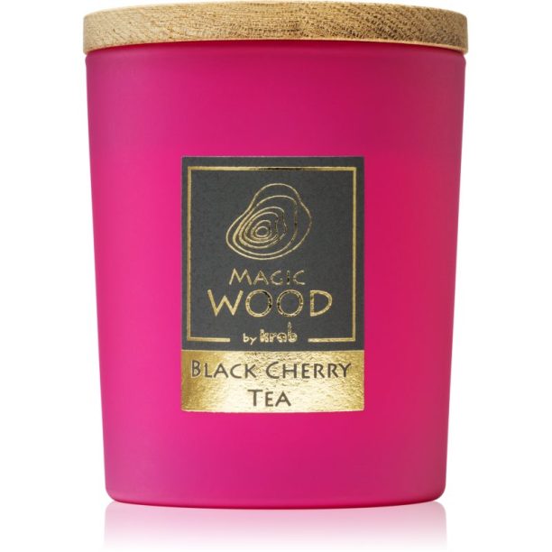 Krab Magic Wood Black Cherry Tea ароматна свещ 300 гр.