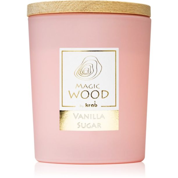 Krab Magic Wood Vanilla Sugar ароматна свещ 300 гр.