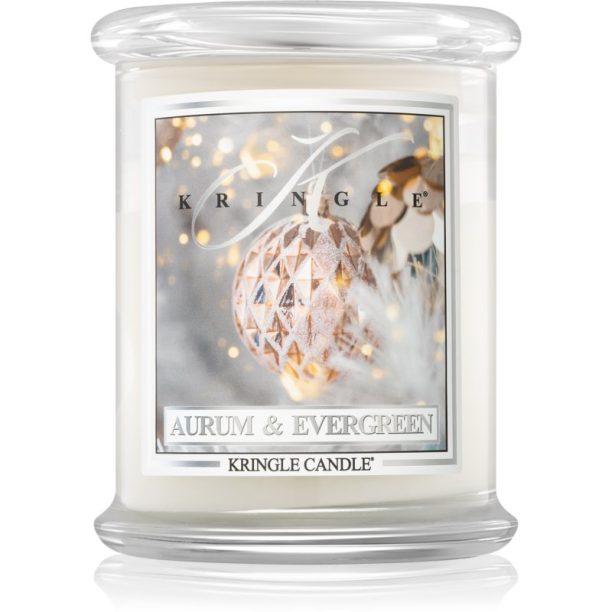 Kringle Candle Aurum & Evergreen ароматна свещ 411 гр.