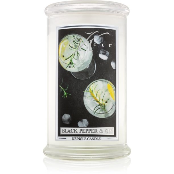 Kringle Candle Black Pepper & Gin ароматна свещ 624 гр.