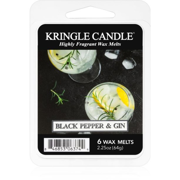 Kringle Candle Black Pepper & Gin восък за арома-лампа 64 гр.