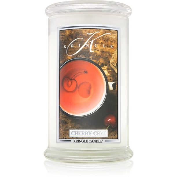 Kringle Candle Cherry Chai ароматна свещ 624 гр.