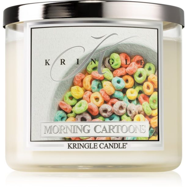 Kringle Candle Morning Cartoons ароматна свещ I. 396