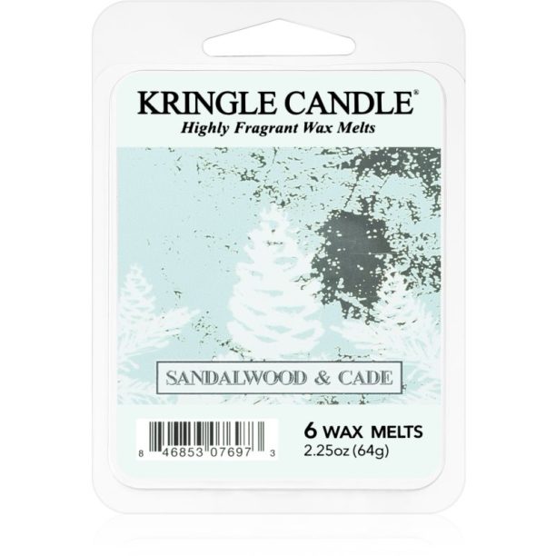 Kringle Candle Sandalwood & Cade восък за арома-лампа 64 гр.