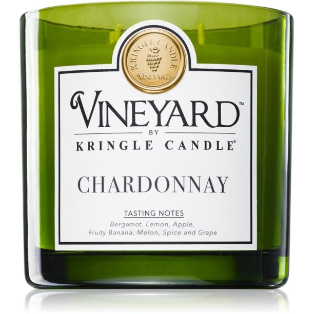 Kringle Candle Vineyard Chardonnay ароматна свещ 737 гр.