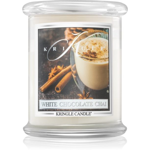 Kringle Candle White Chocolate Chai ароматна свещ 411 гр.