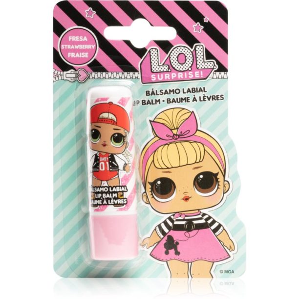 L.O.L. Surprise Lip Balm Strawberry балсам за устни с аромат на ягода 4 гр.