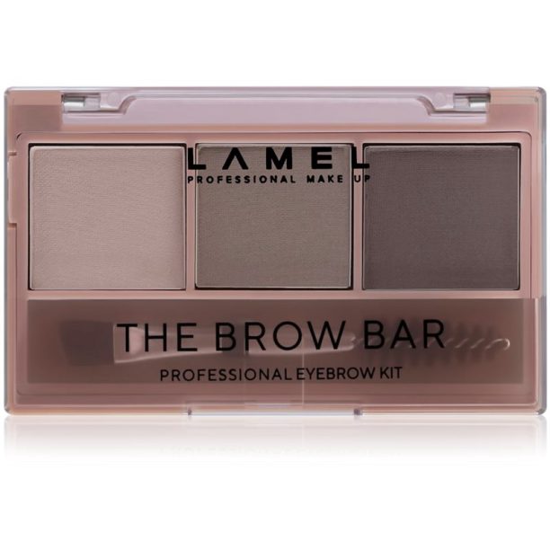 LAMEL BASIC The Brow Bar палитра за вежди с четка #401 4