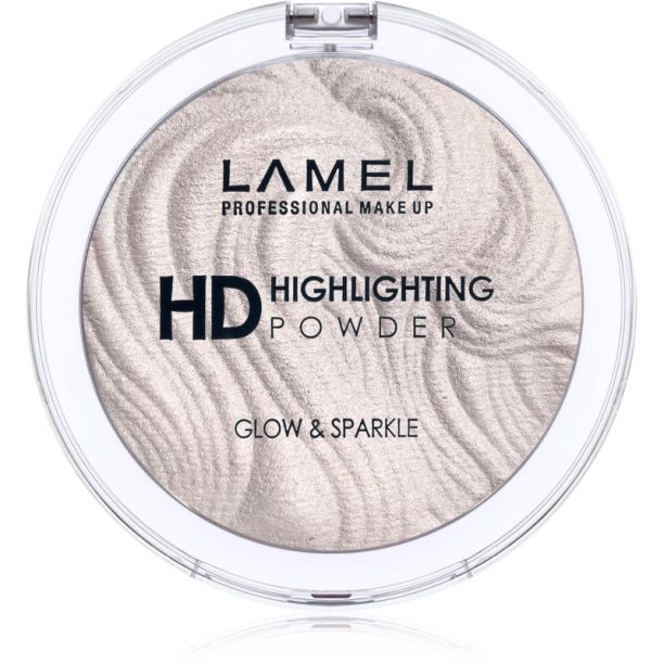 LAMEL Insta Glow and Sparkle компактна озаряваща пудра цвят 401 12 гр.