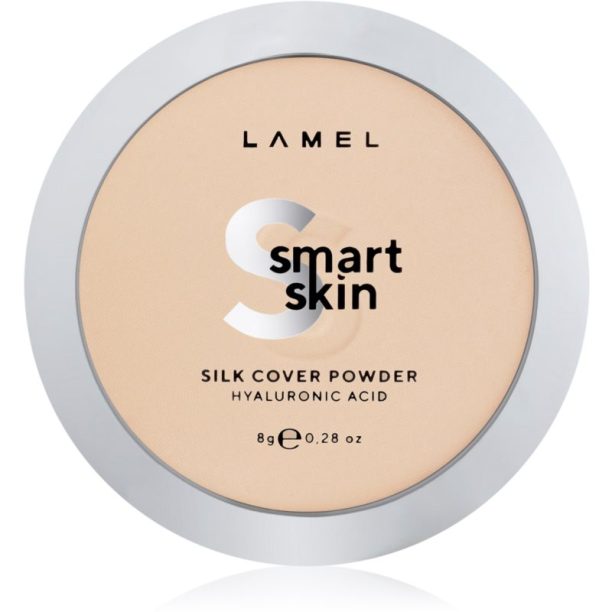 LAMEL Smart Skin компактна пудра цвят 401 Porcelain 8 гр.