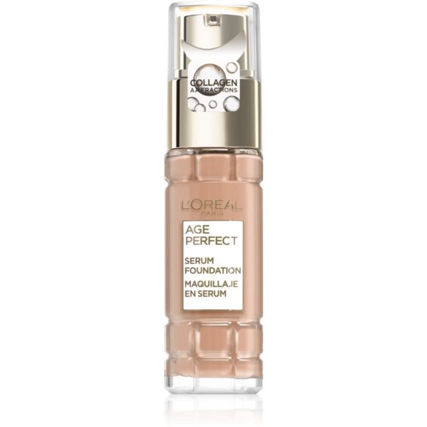 L’Oréal Paris Age Perfect Serum Foundation фон дьо тен за зряла кожа цвят 230 - Golden Vanilla 30 мл.