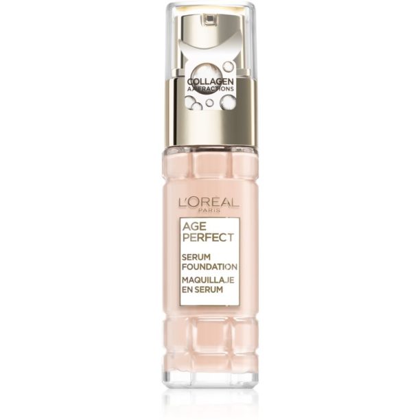 L’Oréal Paris Age Perfect Serum Foundation фон дьо тен за зряла кожа цвят 50 - Porcelain Rose 30 мл.