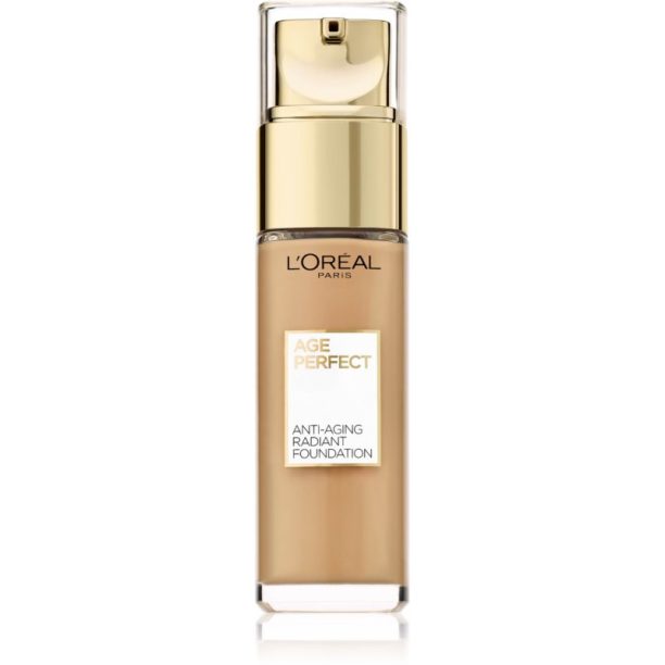 L’Oréal Paris Age Perfect подмладяващ и озаряващ фон дьо тен цвят 270 Amber Beige 30 мл.