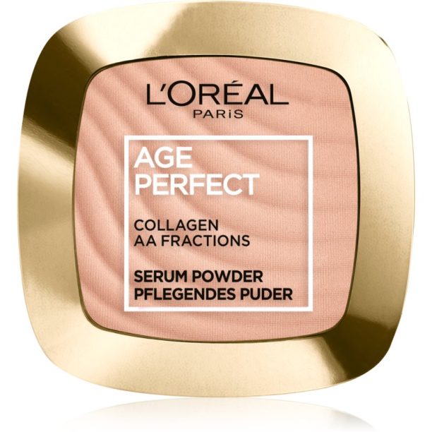 L’Oréal Paris Age Perfect фиксираща пудра с хидратиращ ефект цвят 03 Medium To Tan 9 гр. на ниска цена