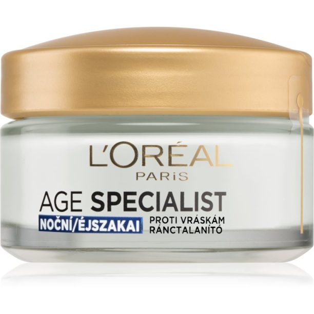 L’Oréal Paris Age Specialist 55+ възстановителен нощен крем против бръчки 55+ 50 мл.