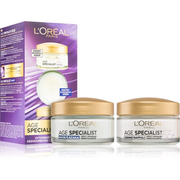 L’Oréal Paris Age Specialist 55+ комплект за грижа за лице  (за зряла кожа )