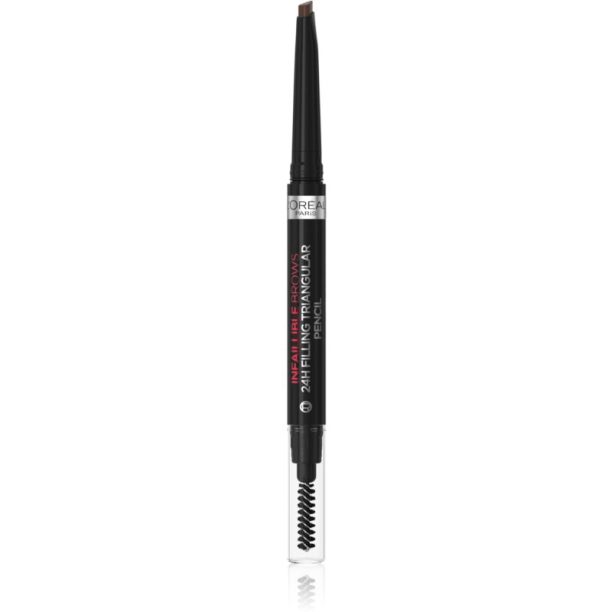 L’Oréal Paris Infaillible 24h Filling Triangular Pencil прецизен молив за вежди водоустойчив цвят 03 Brunette 1 мл. на ниска цена