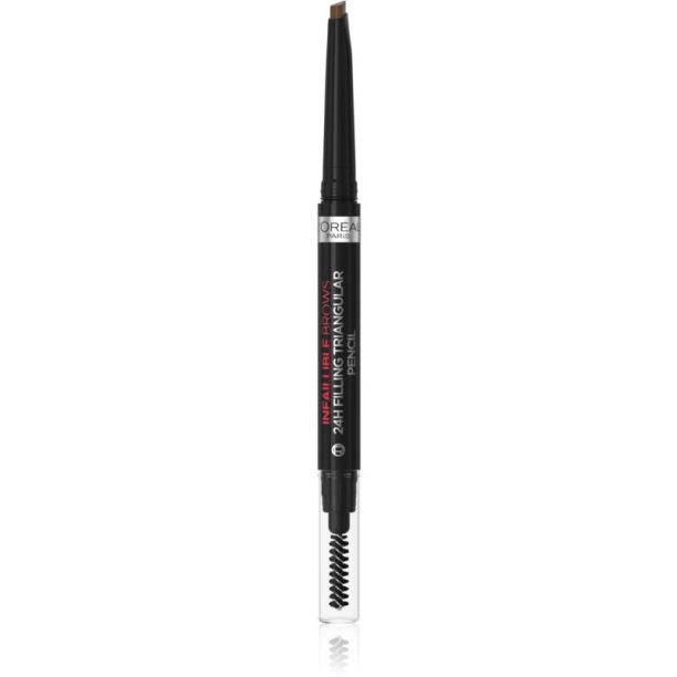 L’Oréal Paris Infaillible 24h Filling Triangular Pencil прецизен молив за вежди водоустойчив цвят 05 Light Brunette 1 мл. на ниска цена