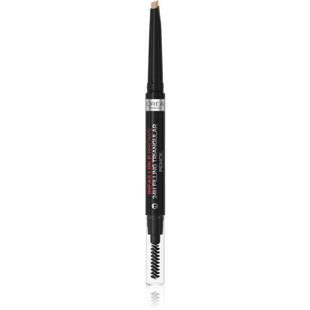 L’Oréal Paris Infaillible 24h Filling Triangular Pencil прецизен молив за вежди водоустойчив цвят 07 Blonde 1 мл. на ниска цена