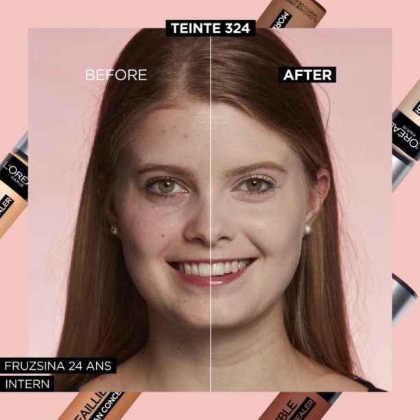 L’Oréal Paris Infaillible 24h More Than Concealer покриващ коректор с матиращ ефект цвят 324 Oatmeal 11 мл. купи на топ цена