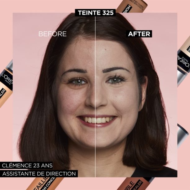 L’Oréal Paris Infaillible 24h More Than Concealer покриващ коректор с матиращ ефект цвят 325 Bisque 11 мл. купи на топ цена