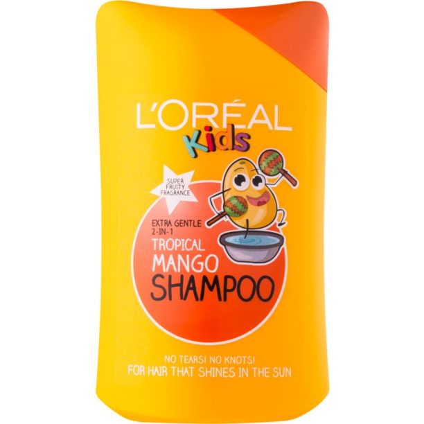 L’Oréal Paris Kids шампоан и балсам 2 в1 за деца Tropical Mango 250 мл.