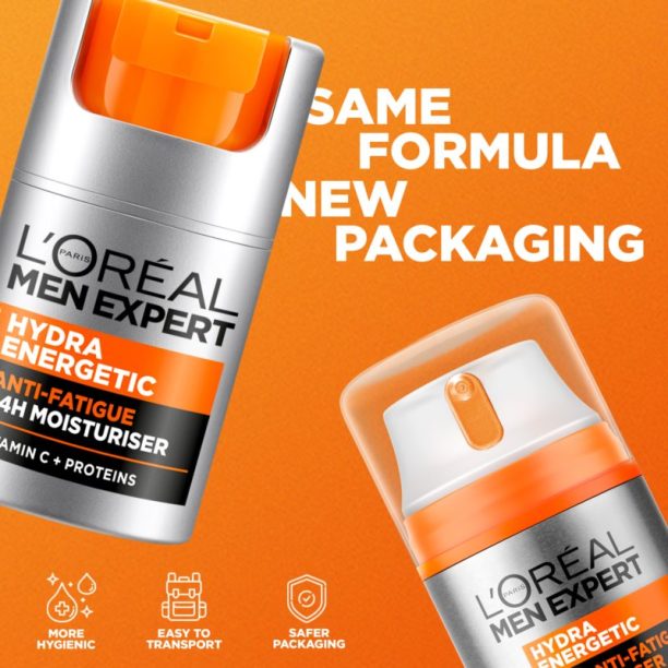 L’Oréal Paris Men Expert Hydra Energetic хидратиращ крем против признаците на умора 50 мл. на ниска цена