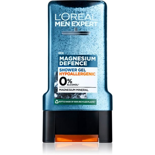 L’Oréal Paris Men Expert Magnesium Defence хипоалергенен душ-гел за мъже 300 мл.