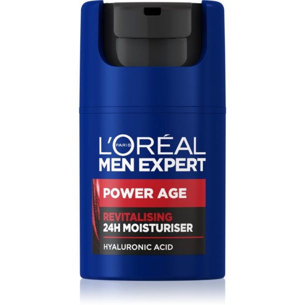 L’Oréal Paris Men Expert Power Age ревитализиращ крем с хиалуронова киселина за мъже 50 мл. на ниска цена