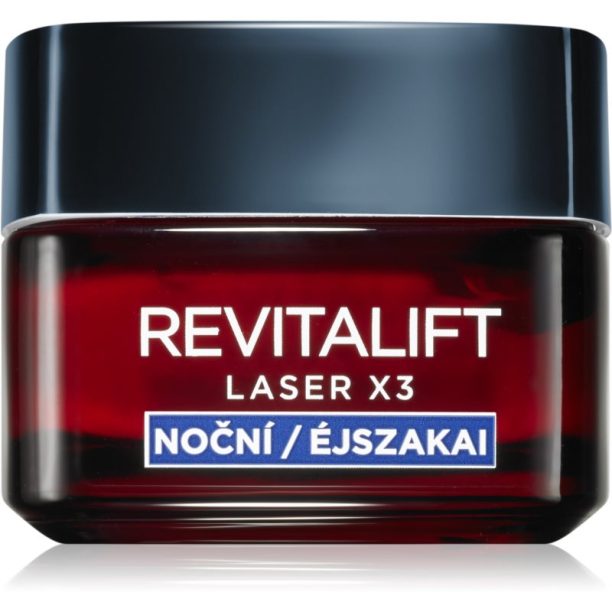 L’Oréal Paris Revitalift Laser X3 нощен регенериращ крем против стареене на кожата 50 мл.