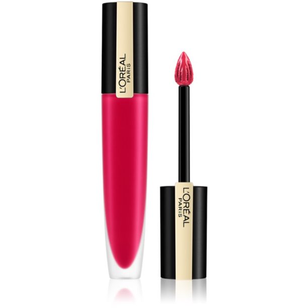 Rouge Signature Rouge Signature L’Oréal Paris Rouge Signature матиращо течно червило цвят 114 I Represent 7 мл.