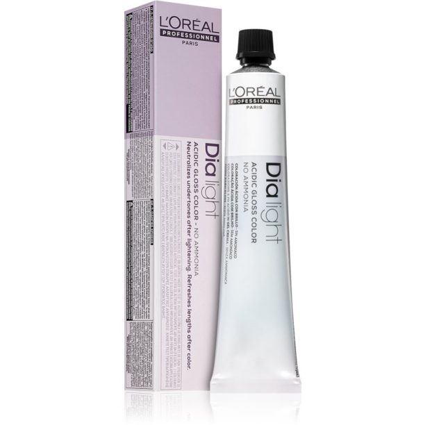 L’Oréal Professionnel Dia Light перманентната боя за коса без амоняк цвят 8.28 Milkshake Biondo Chiaro Irisé Moka 50 мл.